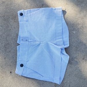 Express Blue & White Striped Short